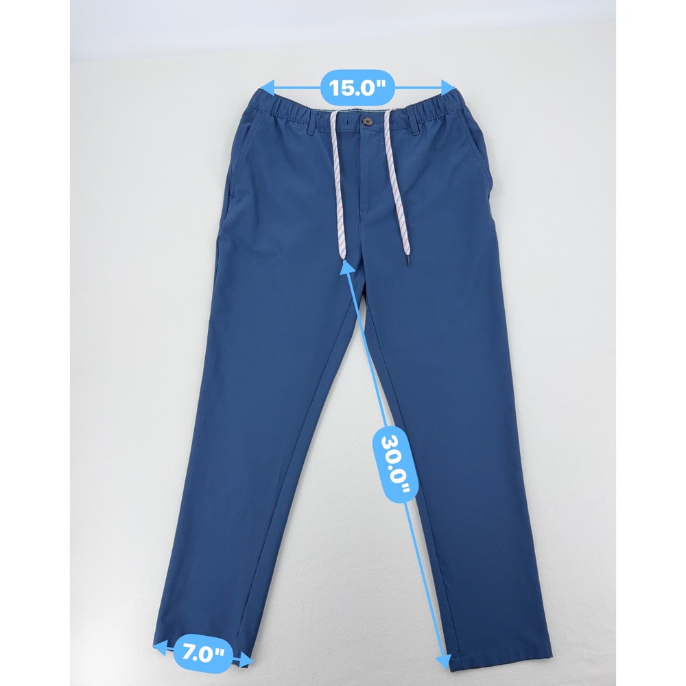 Chubbies Performance Everyday Pants Mens Large Blue Stretch Excellent - Picture 7 of 10